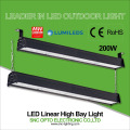 Diseño caliente 240w LED Linear High Bay Lighting 5 años de garantía